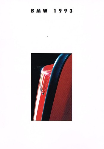 1993 bmw brochure - brochure, /