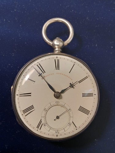 Large silver fusee pocket - large,