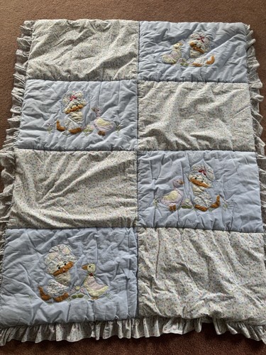 Vintage duckling patchwork cot - duckling,