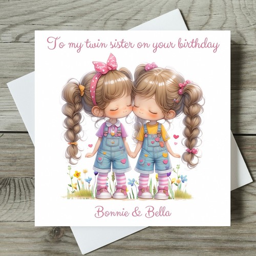 Twin sister birthday - twin,