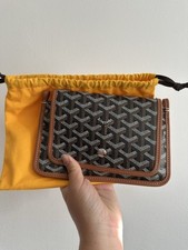 Goyard Black/Tan Plumet Pocket