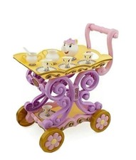 Disney Belle 'Be Our Guest' Singing Tea Cart Play Set Beauty and the Beast
