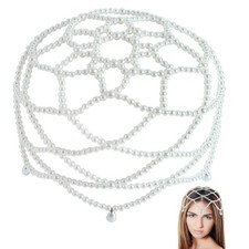 1920s White Pearl Cap