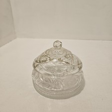 Vintage Pressed Glass Lidded
