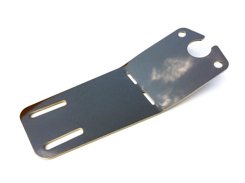 Polished simson license plate - simson,