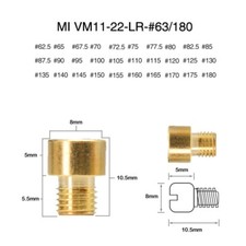 10Pcs Carburetor Main Jets