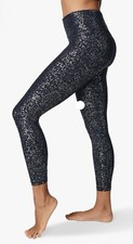Sweaty Betty Black And Silver - Disco/Glitter Style Leggings - Size XXS