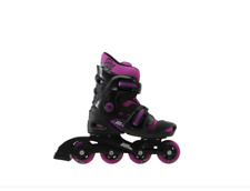 No Fear Inline Skates Girls Black/Purple UK 1-4 EUR 33-37 US 2-5 *REFCRS473