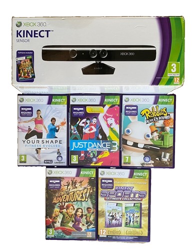 Xbox 360 kinect boxed - xbox,