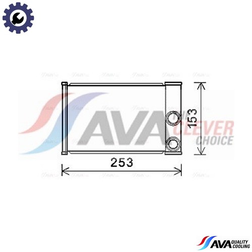 Heat exchanger interior - heat,