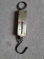 Vintage Salter Brass Spring Pocket Balance  Fishing Scales No 3 Weigh O To 50lb