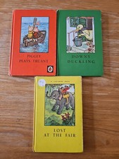 3 Vintage Ladybird S 401 Lost At The Fair Downy Duckling Piggly Plays Truant R4