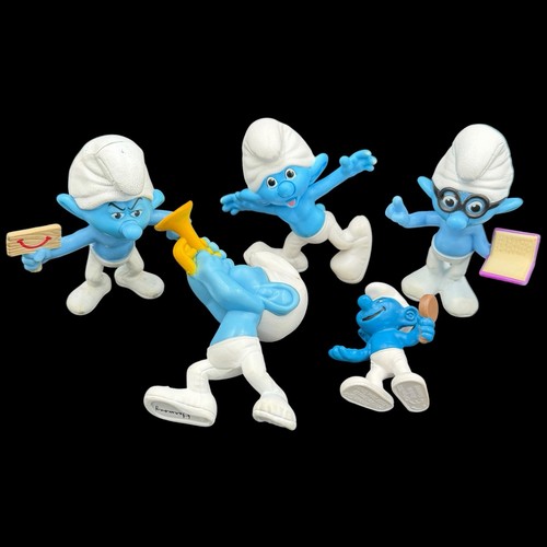 Bundle smurfs plastic - bundle, 5