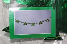 Vintage 80s Green Foil