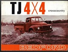 Bedford TJ 4x4 1964-1965 UK Market Foldout Sales Brochure Petrol & Diesel FAIR