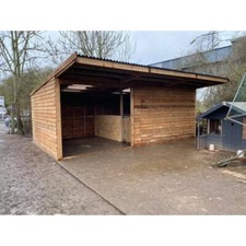 24ft x 12ft Internal Stables & Storage/Options - Skids,Overhang,Kickboards,Doors