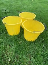 Heavy Duty Strong Yellow Builder Bucket 