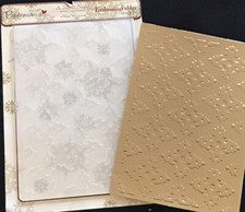 Christmas Ornate Background Papermania A Silent Night craft embossing folder