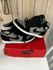 Jordan 1 High Og Grey/black/white Uk 9.5 Box With No Lid 