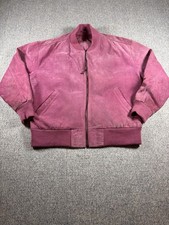 Vintage Suede Leather Bomber