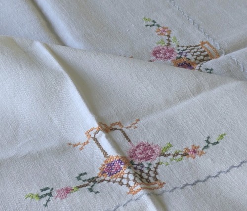 Vintage hand embroidered - vintage,