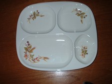 VINTAGE MARKS AND SPENCER M&S HARVEST DIVIDED SNACK/COCKTAIL TRAY - EXC CON