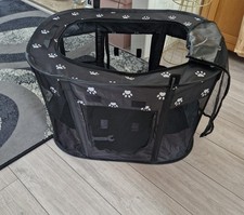 Pop up pet crate play pen kitten and kitten bed