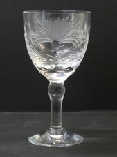 Royal Brierley Crystal Honeysuckle 5 7/8"  Wine Glass More Than One Available
