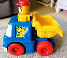 Vintage Unimax  press 'n' go tipper truck toy - 1980 - see description below