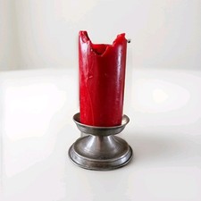 Pewter Pillar Candlestick