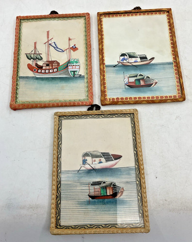 Chinese junks boats miniature - chinese,