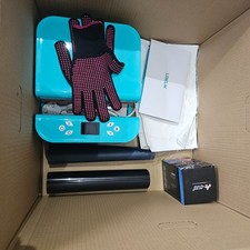 HTVRONT Auto Tumbler Heat Press with accessories and 28 Blank Sublimation Mugs
