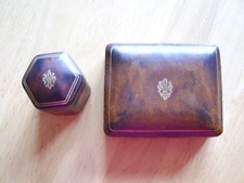 Leather match holder with