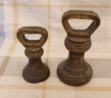 1lb & 2lb Brass Bell Weights - In Good Condition