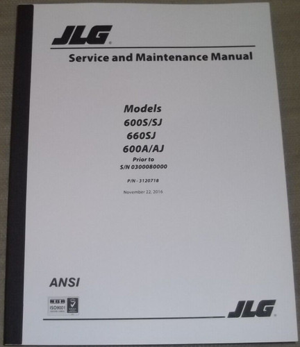 Jlg 600s 660 - jlg, aj
