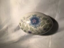 Wedgewood Bone China Floral Egg Made In England Appx: 4 x 3