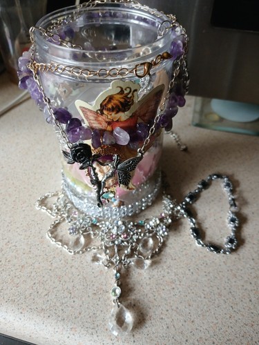 Mystery jewellery jar - jar, fairy