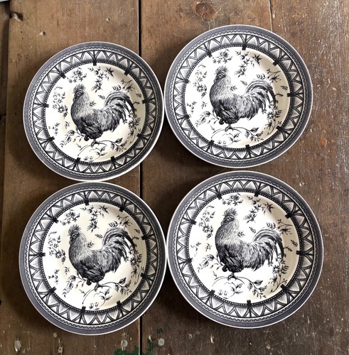 Rooster salad side - plates, 4