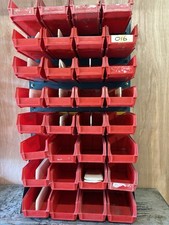 Lin Bin Rack with 32 Keybins.  Includes Metal Stand Rack