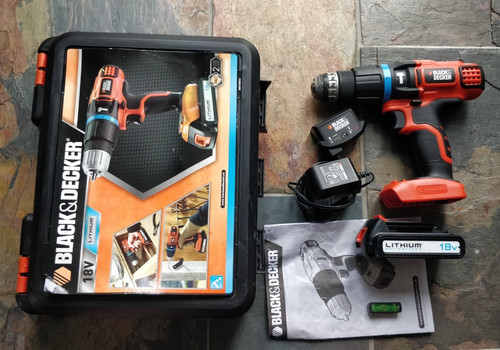 Black decker 18v cordless - black,