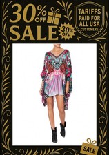 Camilla Rainbow Eyes Short Kaftan With Cuff ‼️30% OFF RRP‼️