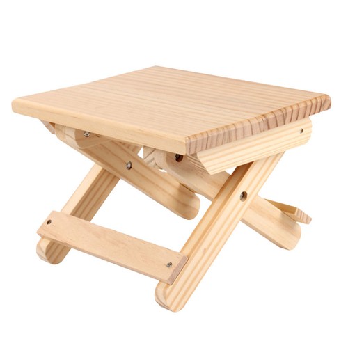 1pc wooden foldable stool - 1pc,