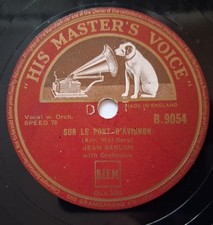 10" 78RPM JEAN SABLON Sur Le