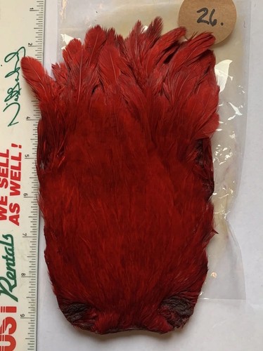 Fly tying hen cape top - tying,
