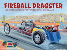Atlantis 6710 1:25th scale Fireball Dragster Slingshot Type with Open-Box Frame