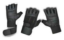 Leather Weight Lifting Gloves