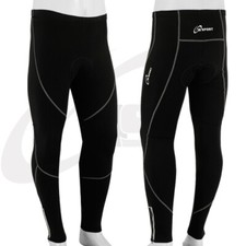 Mens Cycling Trousers Tights Thermal Padded Pants Cycle Long Legging NEW