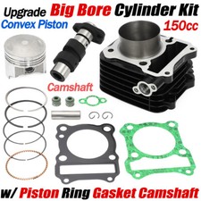 150cc Big Bore Cylinder UPGRADE Piston Camshaft For SUZUKI GN125 GS GZ 125 DR125