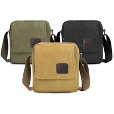 Men Vintage Canvas Crossbody