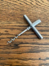 VINTAGE ENGLISH MADE POCKET CORKSCREW WITH BOTTLE OPENER